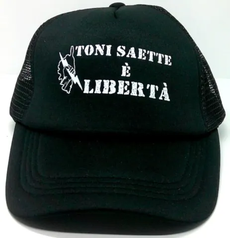 Casquette noire "Toni,Saete è Libertà "