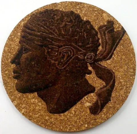 Sous Verres  "« Tête de maure»"