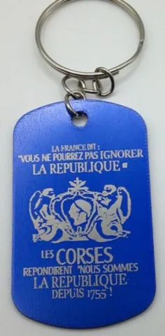 Porte-clés "corse «République corse 1 » »"